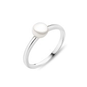 Inel argint cu perla naturala alba DiAmanti SK25236R_W-G